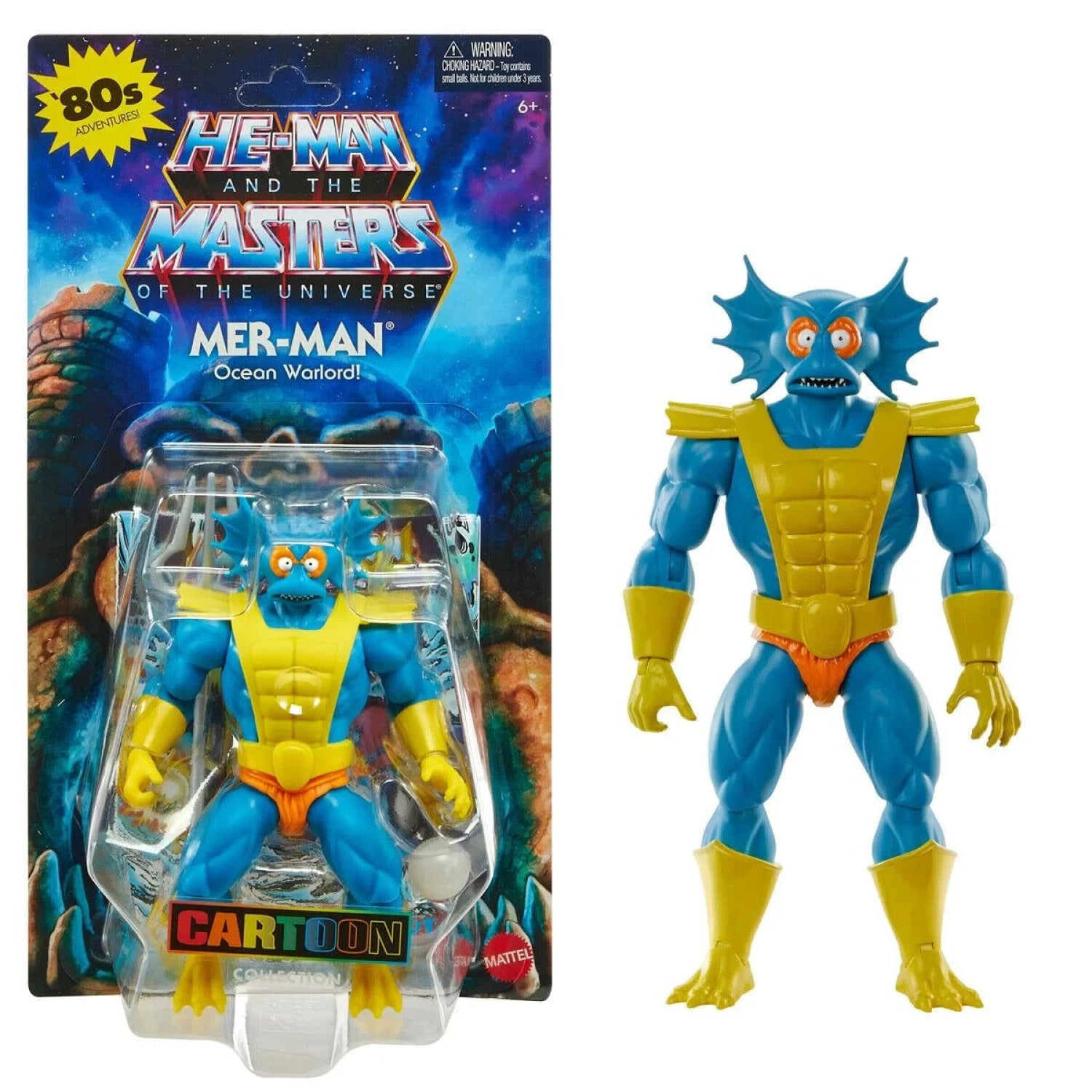 Masters of the Universe Origins Cartoon Filmation - Mer-Man Action Figure - Toys & Games:Action Figures & Accessories:Action Figures