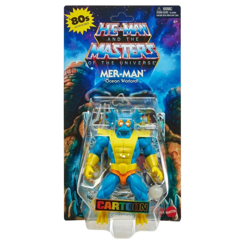 Masters of the Universe Origins Cartoon Filmation - Mer - Man Action Figure - Toys & Games:Action Figures & Accessories:Action Figures