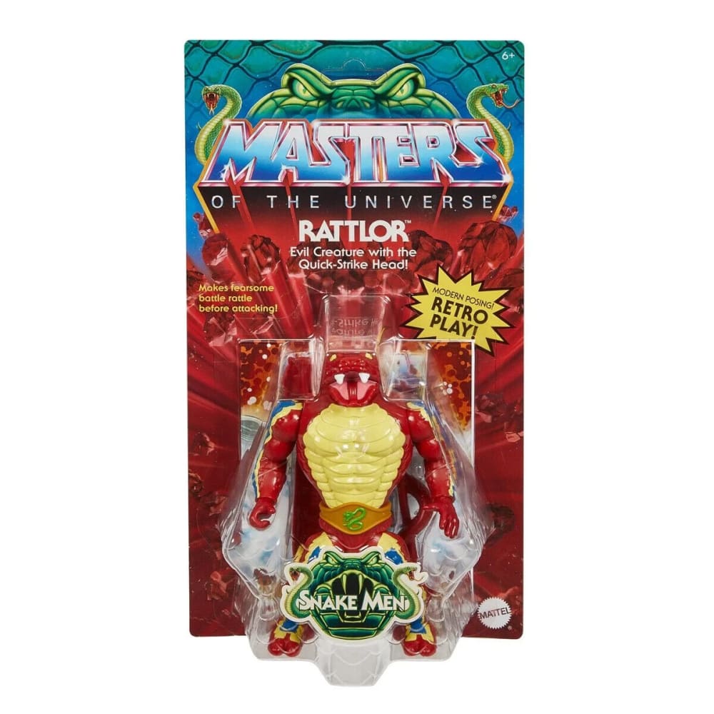 Masters of the Universe Origins - Rattlor Action Figure - Toys & Games:Action Figures & Accessories:Action Figures