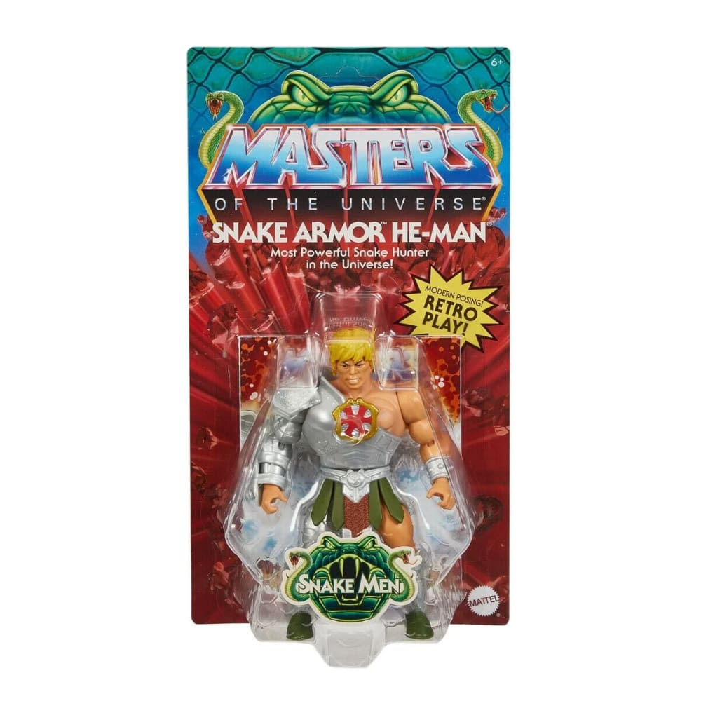 Masters of the Universe Origins - Snake Armor He-Man Action Figure - Toys & Games:Action Figures & Accessories:Action Figures