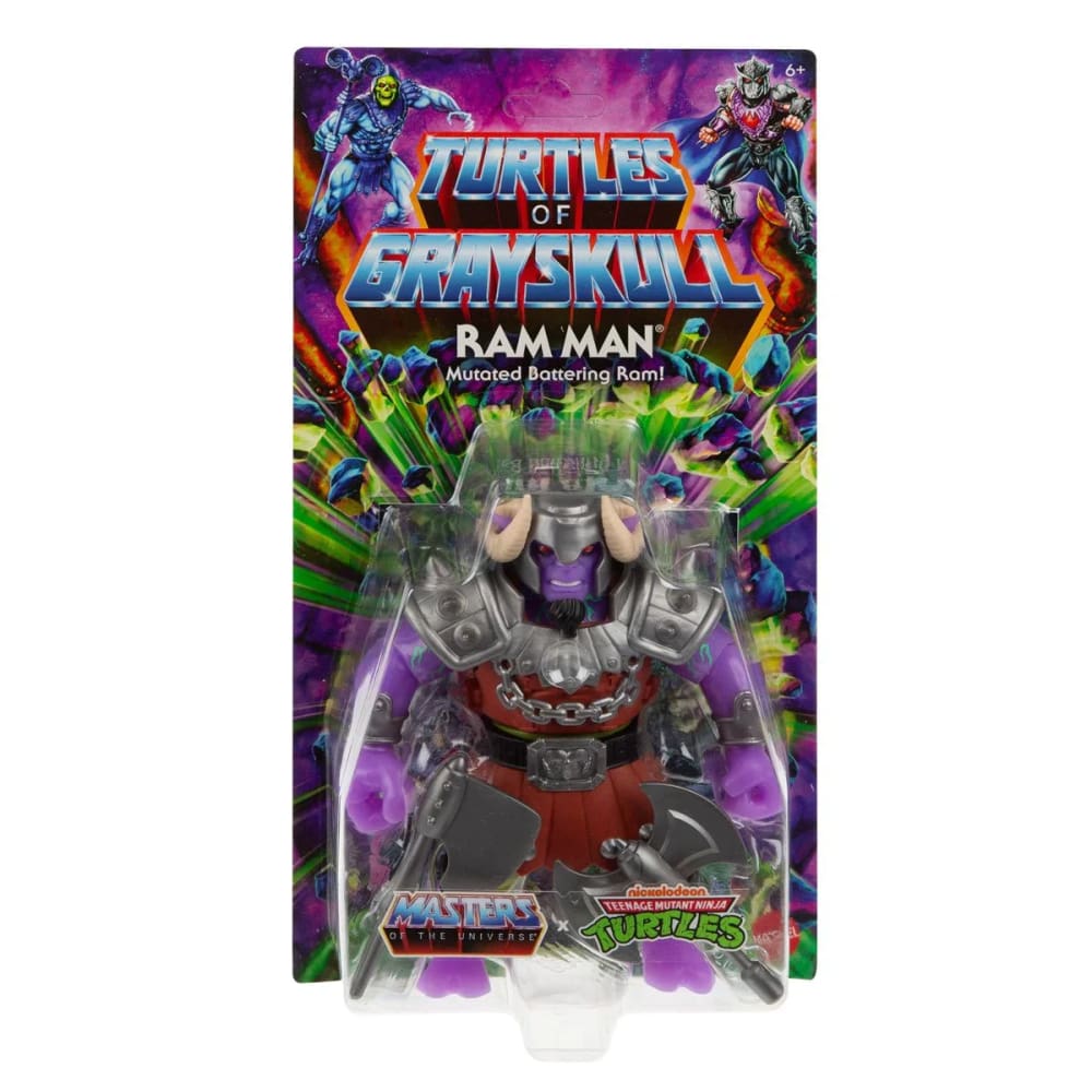 Masters of the Universe Origins Turtles Grayskull - Ram Man Action Figure PRE - ORDER Toys & Games:Action Figures Accessories:Action