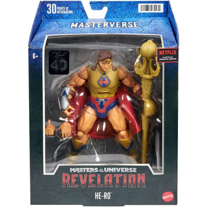 Masters of The Universe Revelation Masterverse - He-Ro Exclusive Action Figure - PRE-ORDER