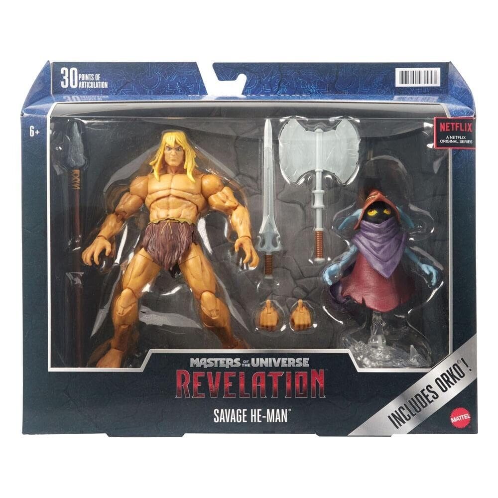 Masters of the Universe Revelation Masterverse - Savage He-Man & Orko 2-Pack - Toys & Games:Action Figures & Accessories:Action Figures