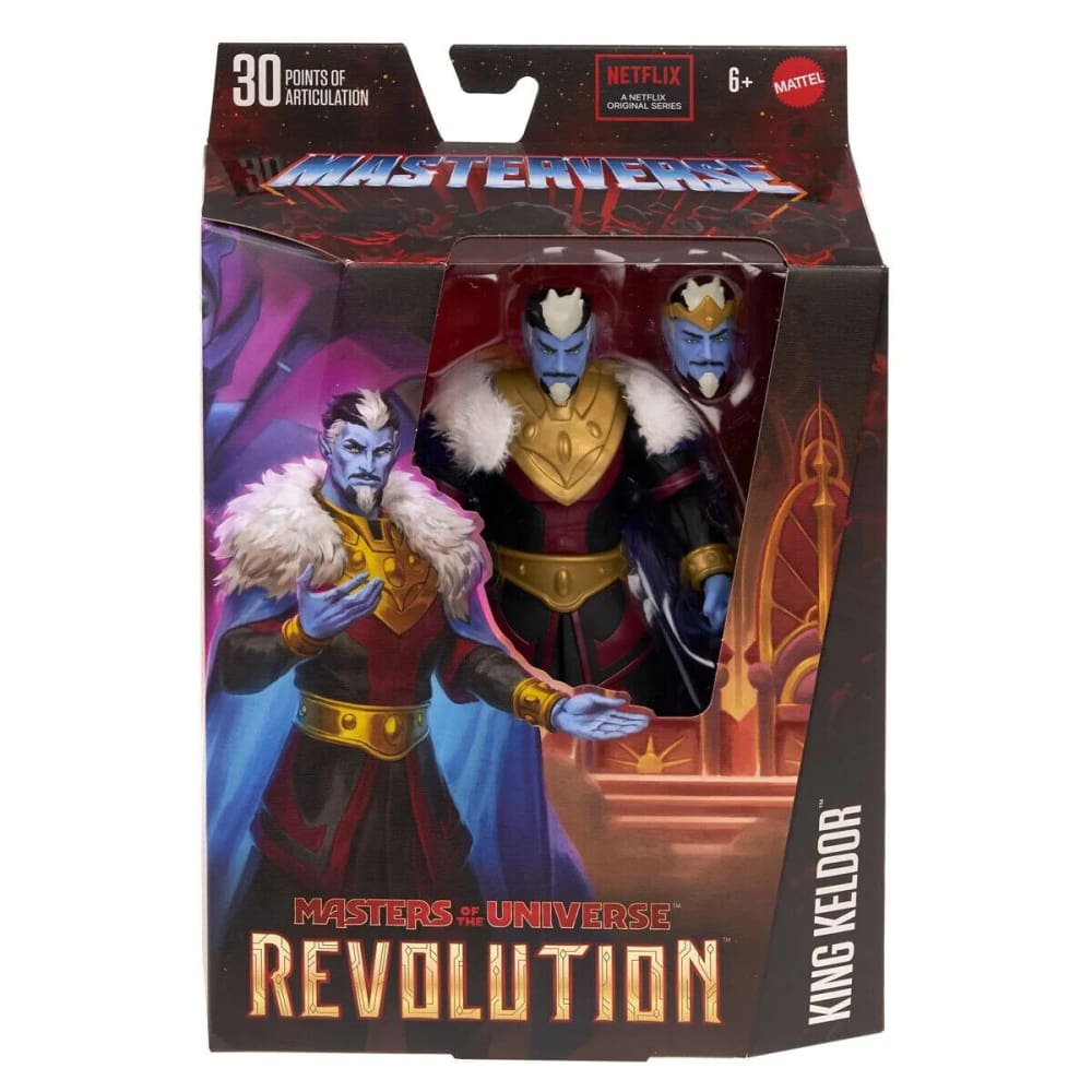 Masters of The Universe Revolution Masterverse - King Keldor Figure COMING SOON Toys & Games:Action Figures Accessories:Action