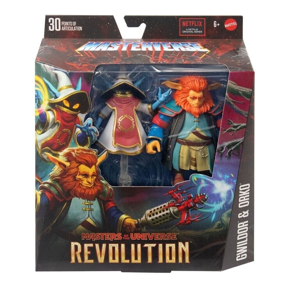 Masters of The Universe Revolution Masterverse - Orko & Gwildor Exclusive 2 - Pack Toys Games:Action Figures Accessories:Action