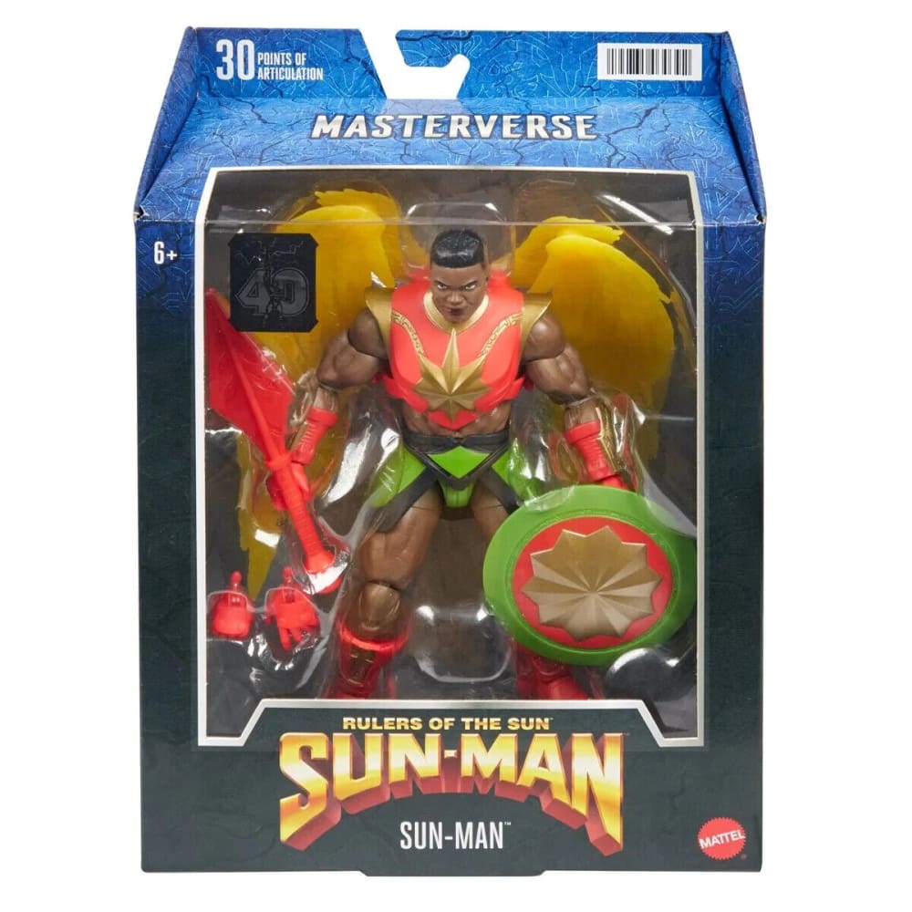 Masters of the Universe Rulers of The Sun Masterverse - Sun-Man Action Figure - Toys & Games:Action Figures & Accessories:Action Figures