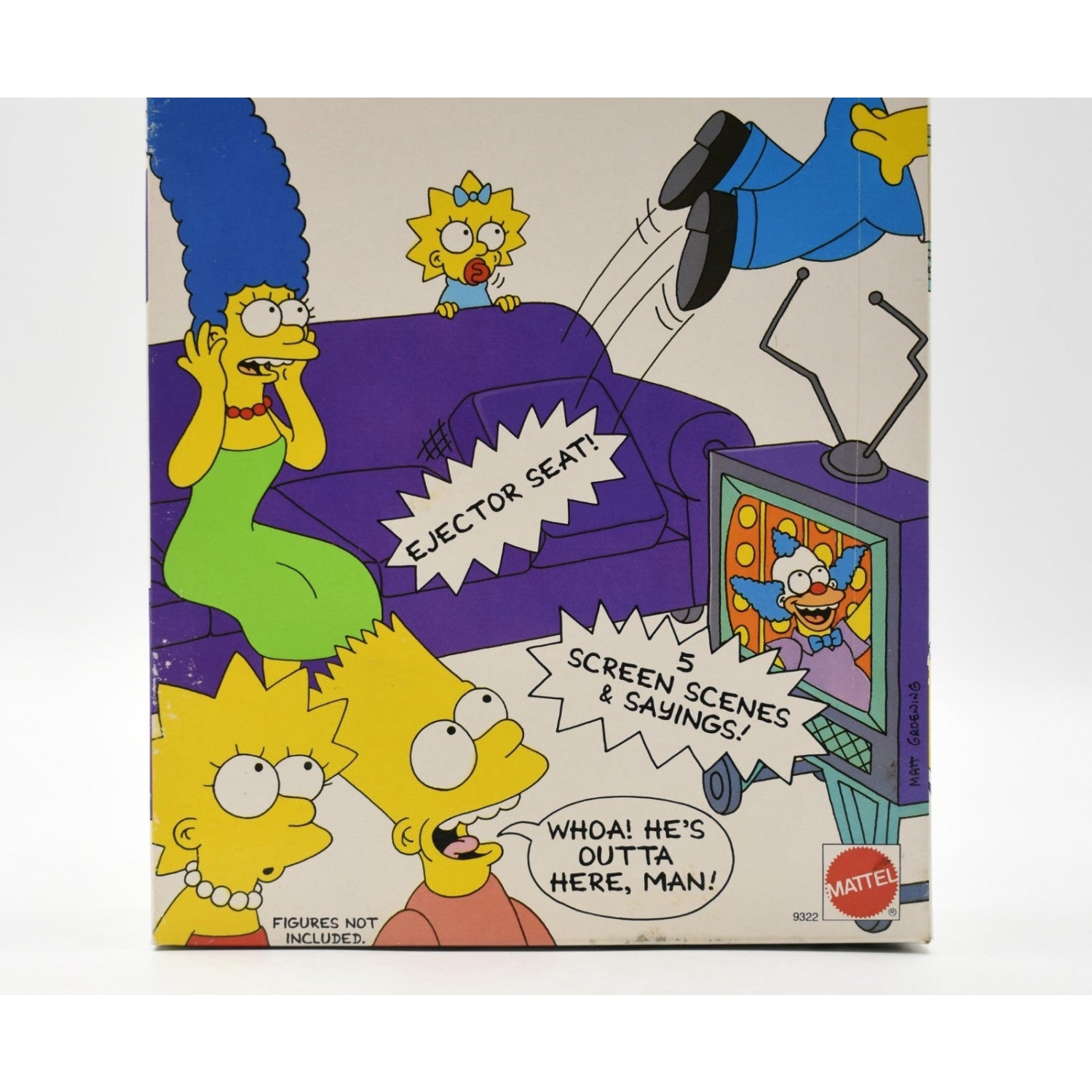 Mattel - The Simpsons - Sofa & TV Boob Tube Accessory Set