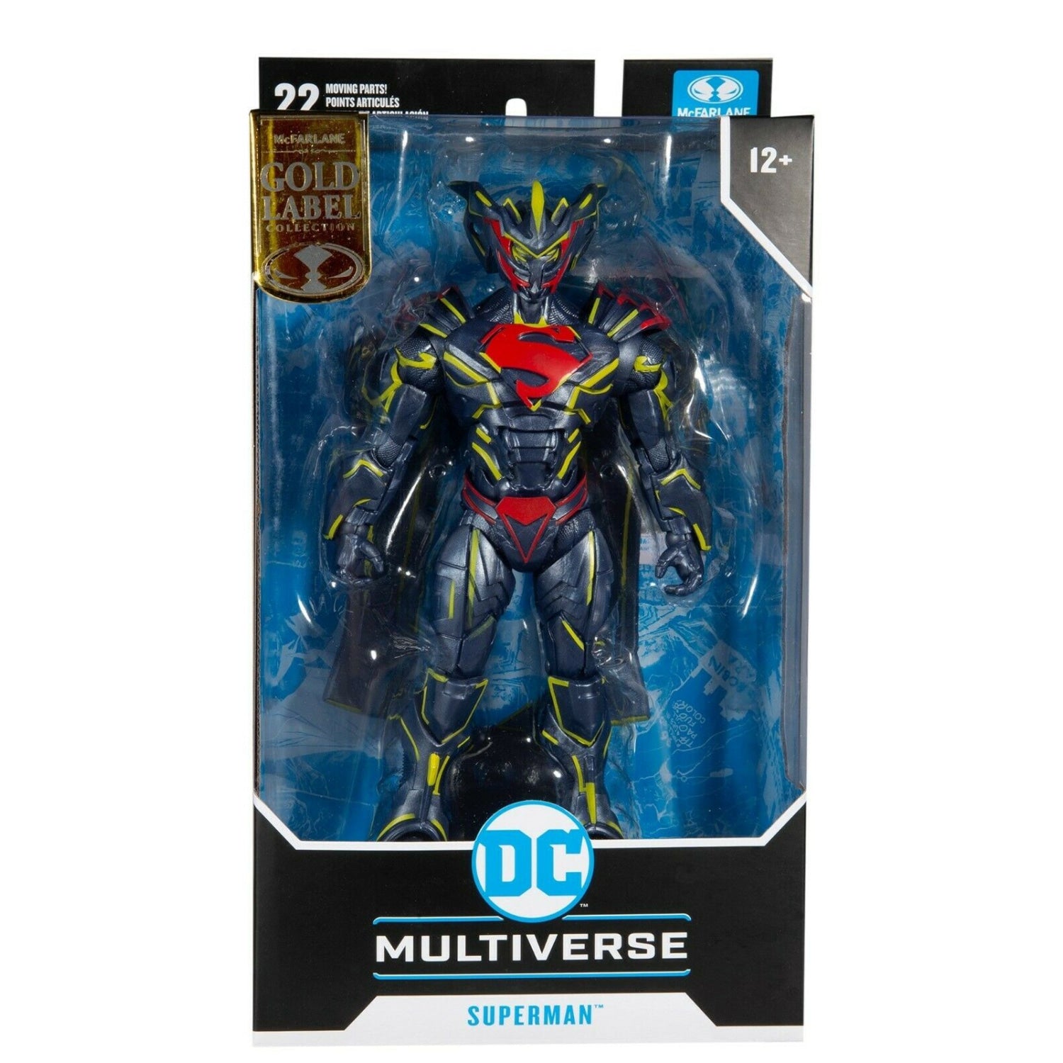 McFarlane Gold Label DC Multiverse Superman Energized Unchained Armor PRE-ORDER - Toys & Games:Action Figures & Accessories:Action Figures