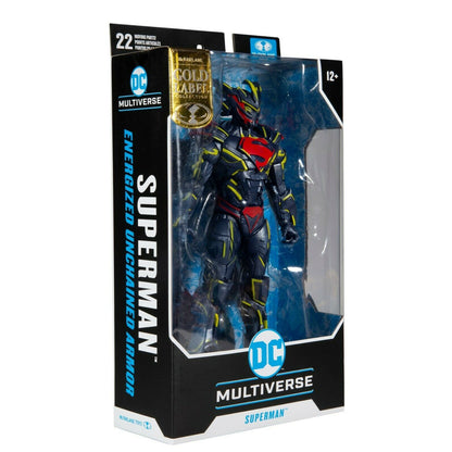 McFarlane Gold Label DC Multiverse Superman Energized Unchained Armor PRE-ORDER - Toys & Games:Action Figures & Accessories:Action Figures