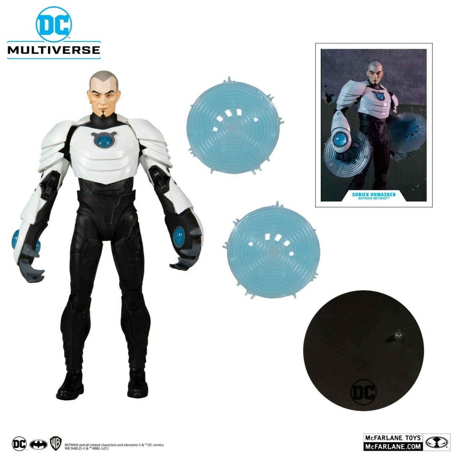 McFarlane - DC Multiverse Batman Beyond - Shriek Unmasked Action Figure IN STOCK - Toys & Games:Action Figures & Accessories:Action Figures