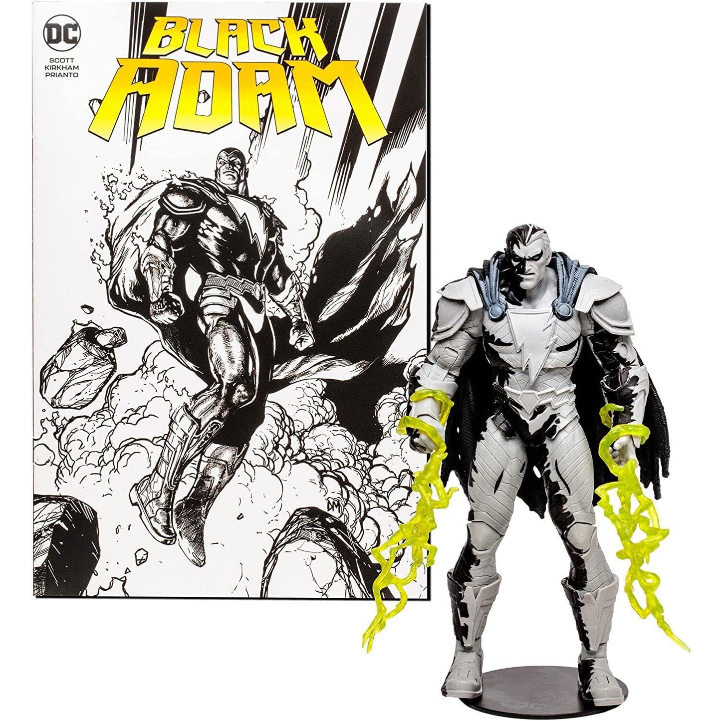 McFarlane Toys DC Multiverse - Black Adam Line Art Variant Figure - PRE-ORDER - Toys & Games:Action Figures & Accessories:Action Figures