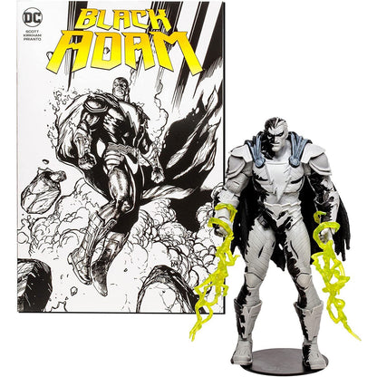 McFarlane Toys DC Multiverse - Black Adam Line Art Variant Figure - PRE-ORDER - Toys & Games:Action Figures & Accessories:Action Figures