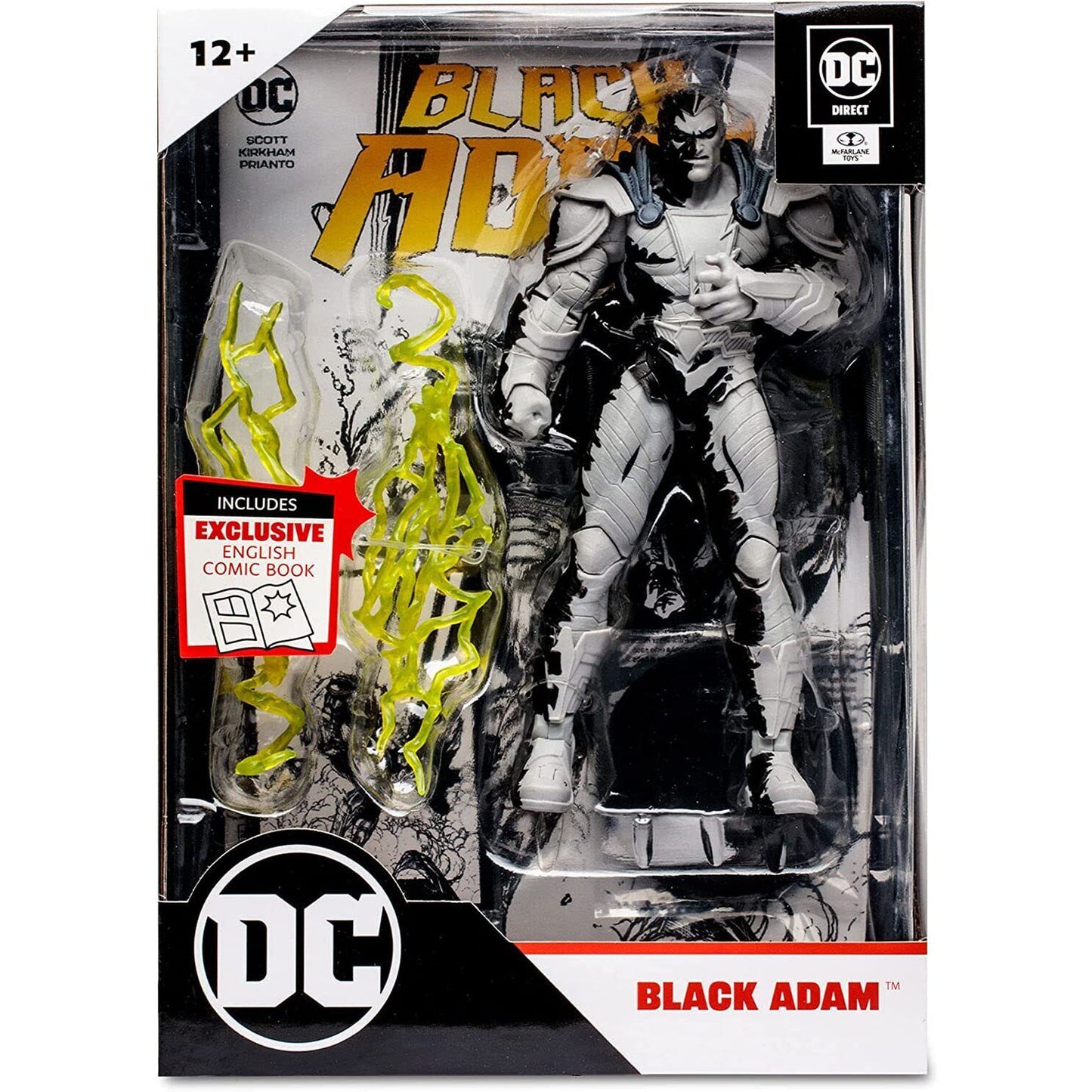 McFarlane Toys DC Multiverse - Black Adam Line Art Variant Figure - PRE-ORDER - Toys & Games:Action Figures & Accessories:Action Figures