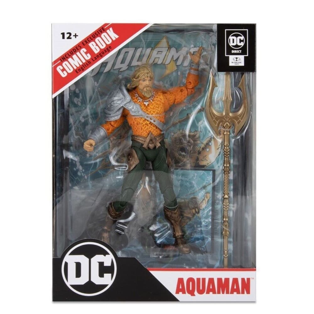 McFarlane Toys DC Multiverse Page Punchers - Aquaman Action Figure IN STOCK - Toys & Games:Action Figures & Accessories:Action Figures