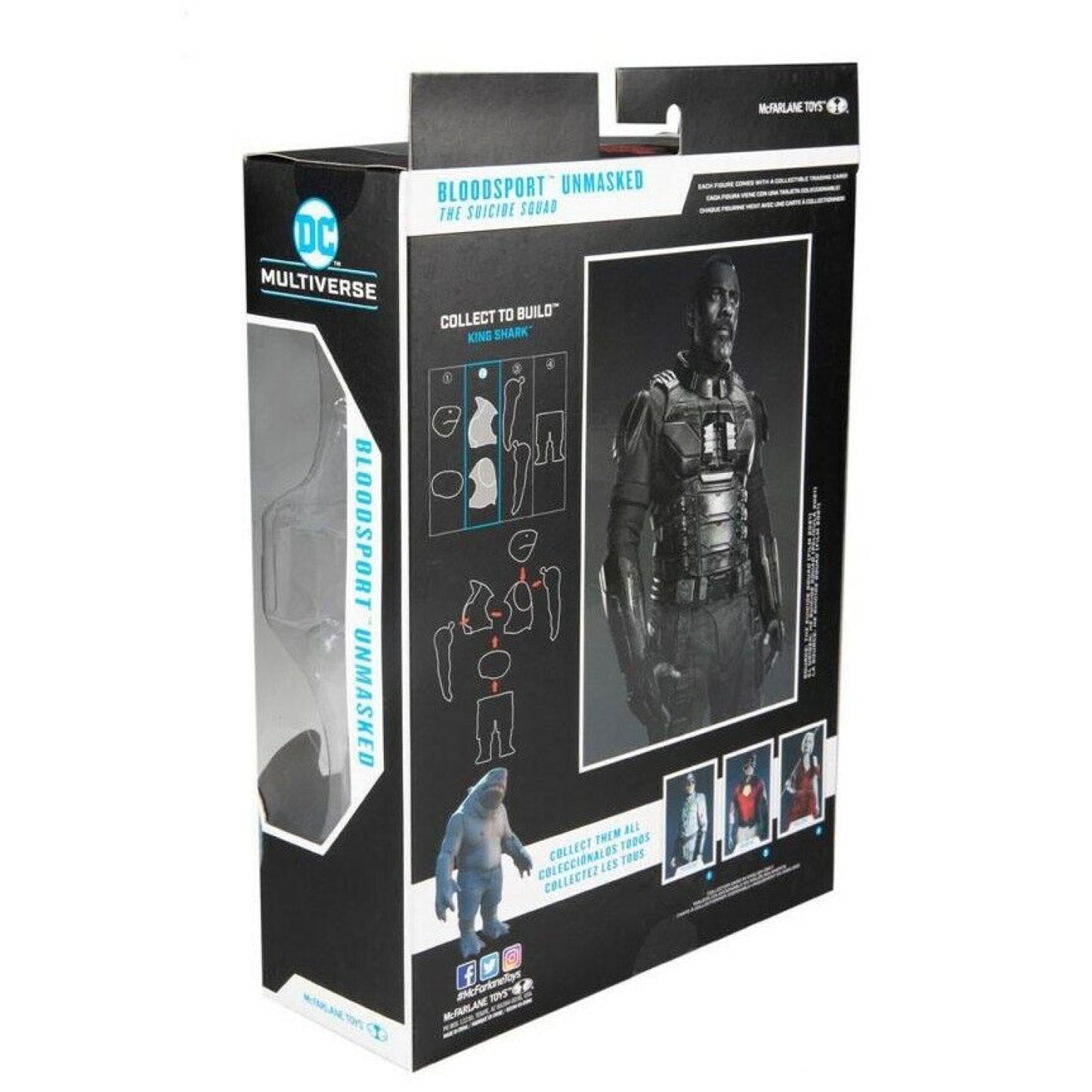 McFarlane Toys - DC Multiverse Suicide Squad - Bloodsport (Unmasked) Action Figure - Toys & Games:Action Figures & Accessories:Action