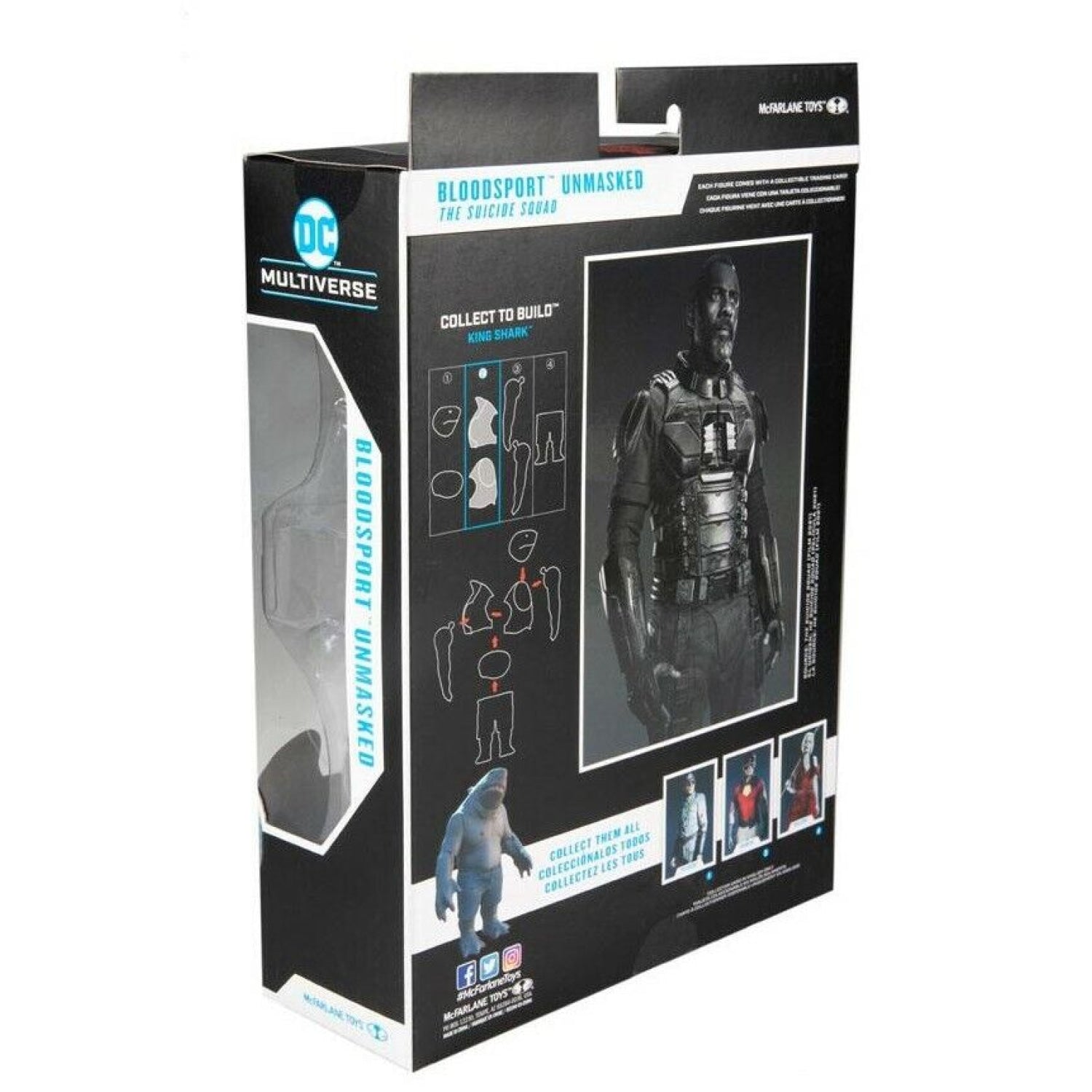 McFarlane Toys - DC Multiverse Suicide Squad - Bloodsport (Unmasked) Action Figure - Toys & Games:Action Figures & Accessories:Action