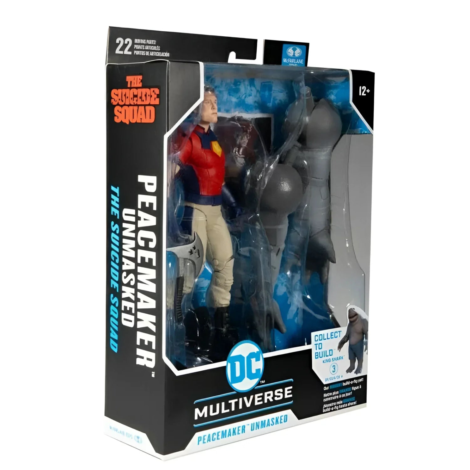 McFarlane DC Multiverse Suicide Squad - Peacemaker (Unmasked) Figure PRE-ORDER - Toys & Games:Action Figures & Accessories:Action Figures