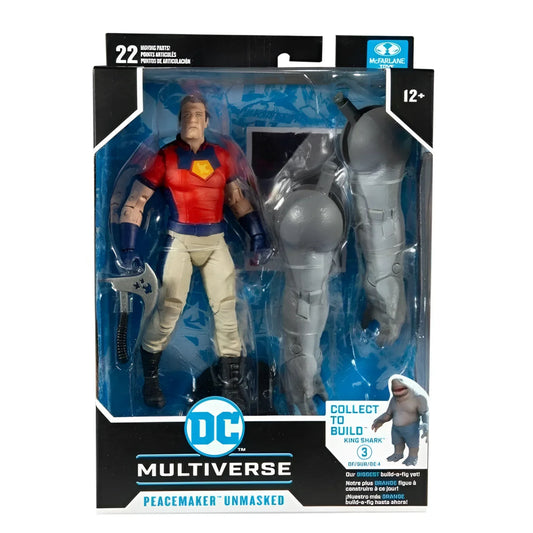 McFarlane DC Multiverse Suicide Squad - Peacemaker (Unmasked) Figure PRE-ORDER - Toys & Games:Action Figures & Accessories:Action Figures