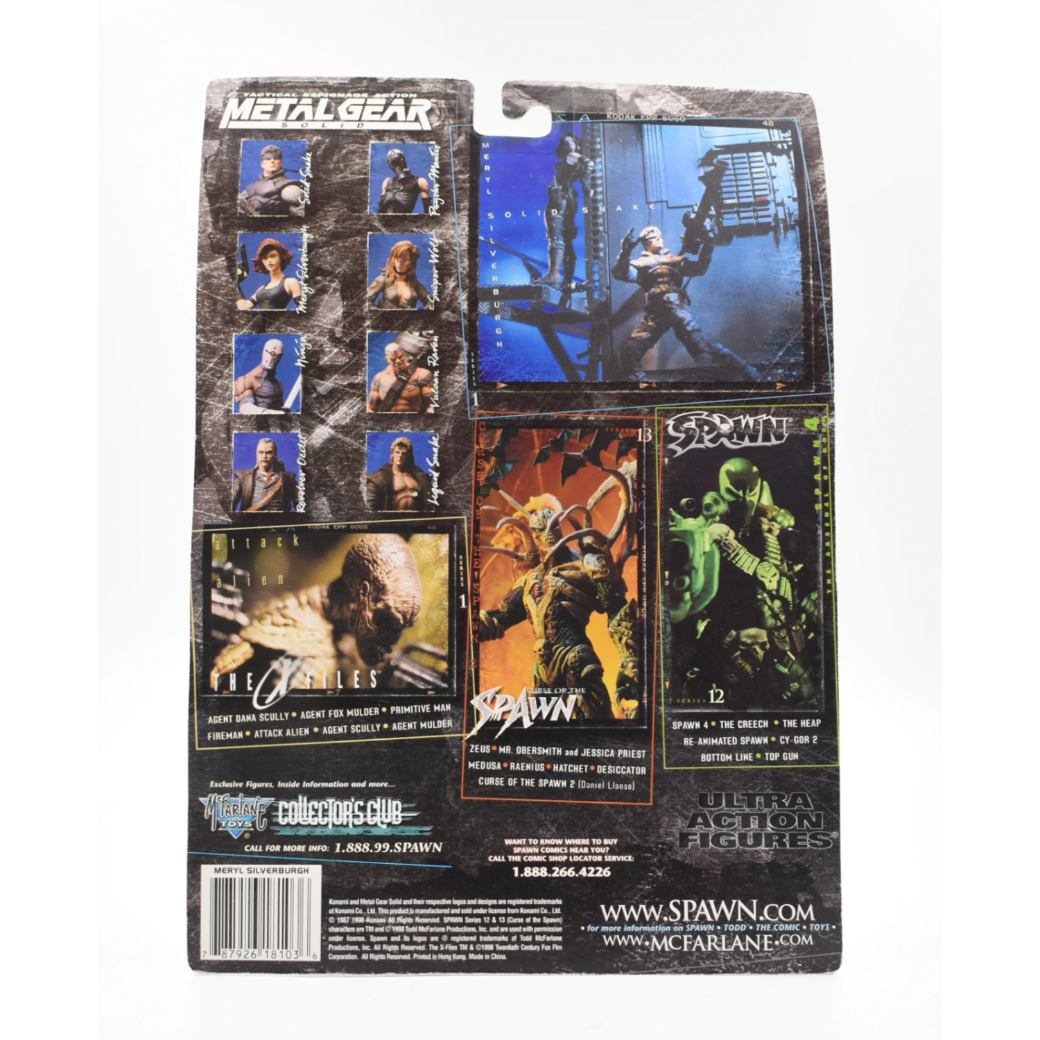 McFarlane Toys - Metal Gear Solid - Meryl Silverburgh Action Figure - Toys & Games:Action Figures & Accessories:Action Figures