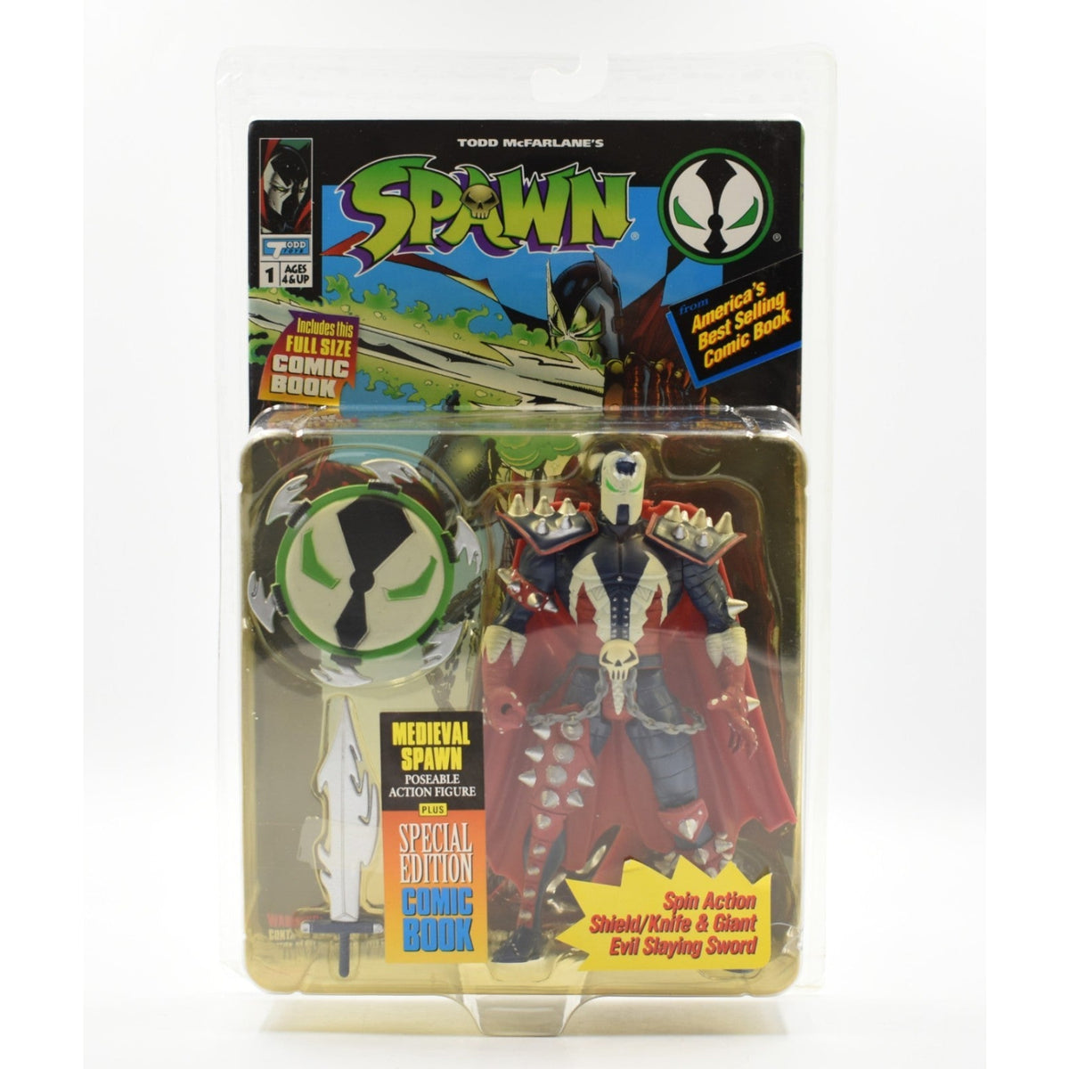 McFarlane Toys - Spawn Series 1 - Medieval Spawn Action Figure