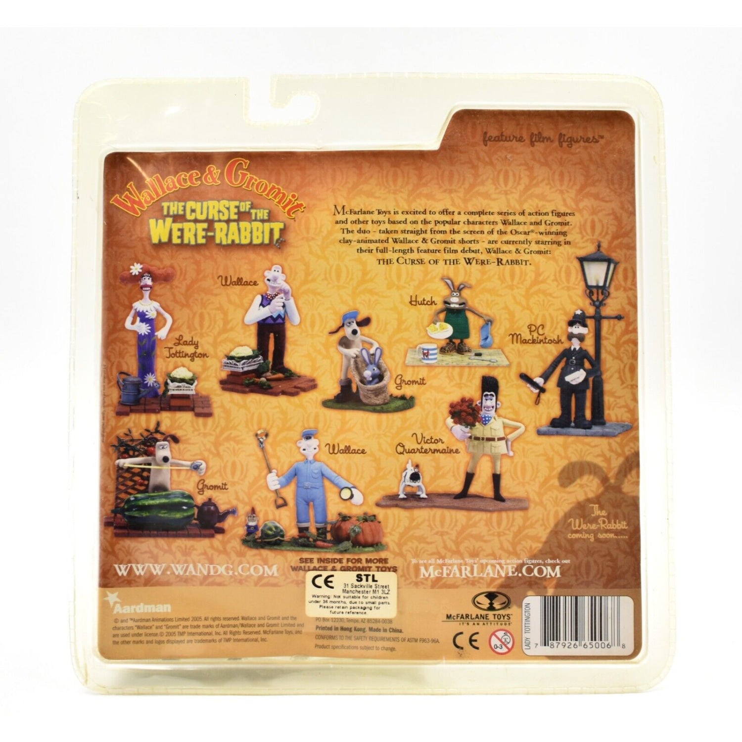 McFarlane Toys Wallace & Gromit Curse of The Were-Rabbit - Lady Tottington - Toys & Games:Action Figures & Accessories:Action Figures