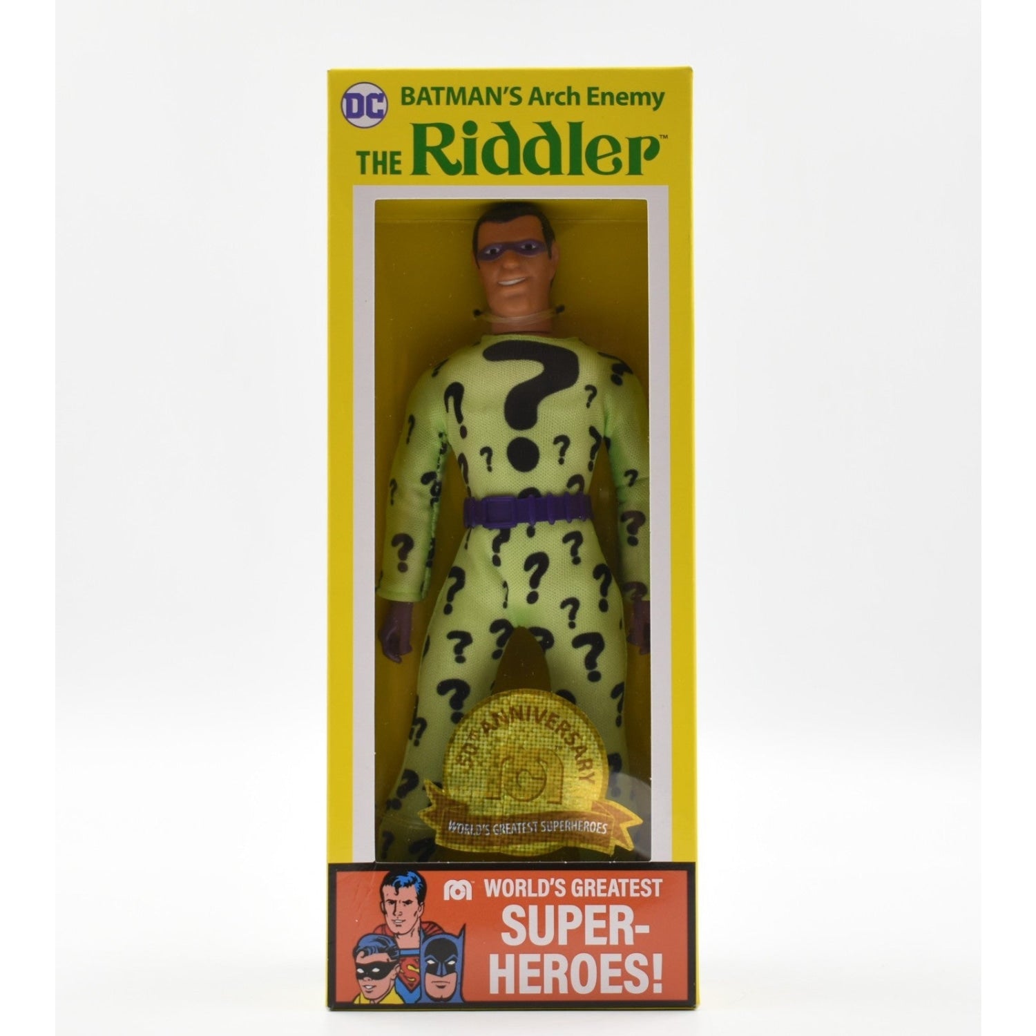 Dc Super Riddler MEGO - DC World's Greatest Super Heroes 50th Anniversary - The Riddler ...