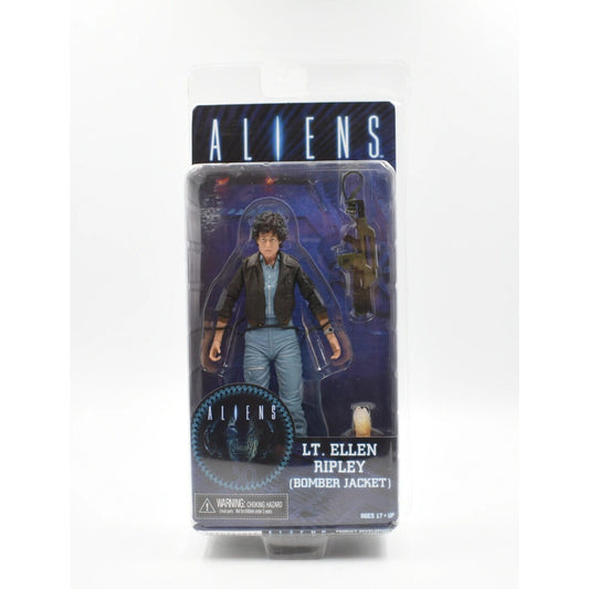 NECA Aliens Series 12 - Lt. Ellen Ripley (Bomber Jacket) 7’’ Scale Action Figure - Toys & Games:Action Figures & Accessories:Action Figures
