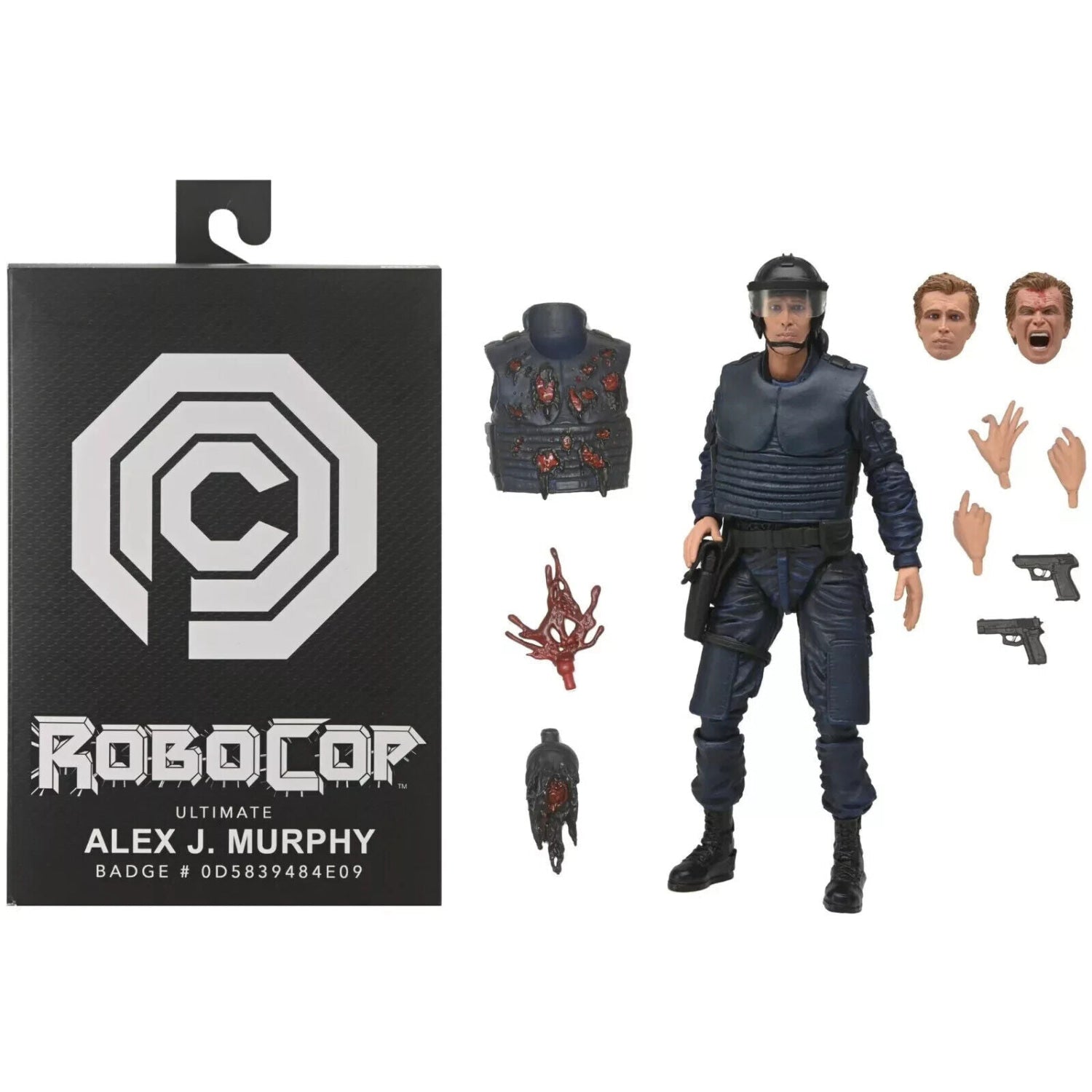 NECA - Robocop - Ultimate Alex J. Murphy (OCP Uniform) Action Figure - Toys & Games:Action Figures & Accessories:Action Figures
