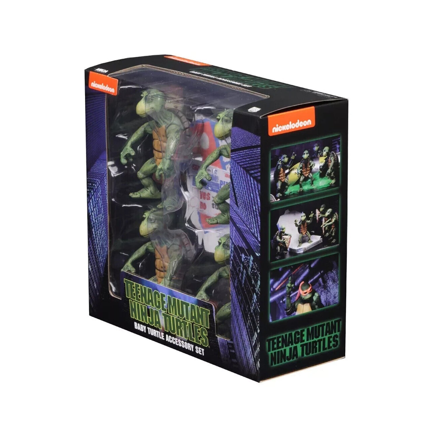 NECA Teenage Mutant Ninja Turtles - Baby Turtles Accessory 1:4 Scale Figure Set - Toys & Games:Action Figures & Accessories:Action Figures