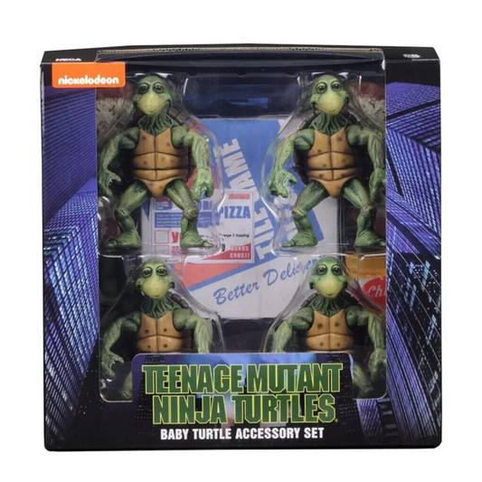 NECA Teenage Mutant Ninja Turtles - Baby Turtles Accessory 1:4 Scale Figure Set - Toys & Games:Action Figures & Accessories:Action Figures
