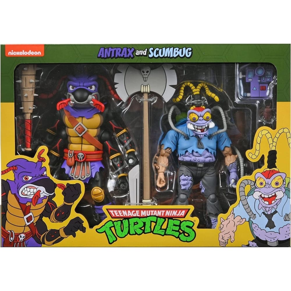 Teenage Mutant Ninja Turtles Cartoon Series - Antrax & Scumbug Figure 2-Pack - Toys & Games:Action Figures & Accessories:Action Figures