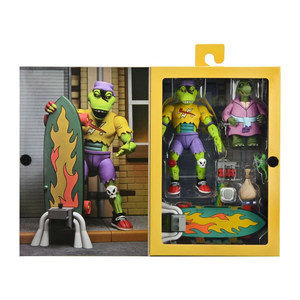 NECA Teenage Mutant Ninja Turtles Cartoon Series - Ultimate Mondo Gecko & Kerma - Toys & Games:Action Figures & Accessories:Action Figures