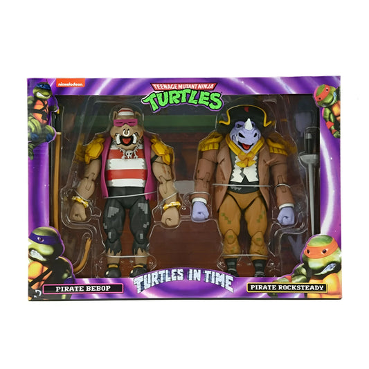 NECA - Teenage Mutant Ninja Turtles In Time - Pirate Bebop & Rocksteady 2-Pack