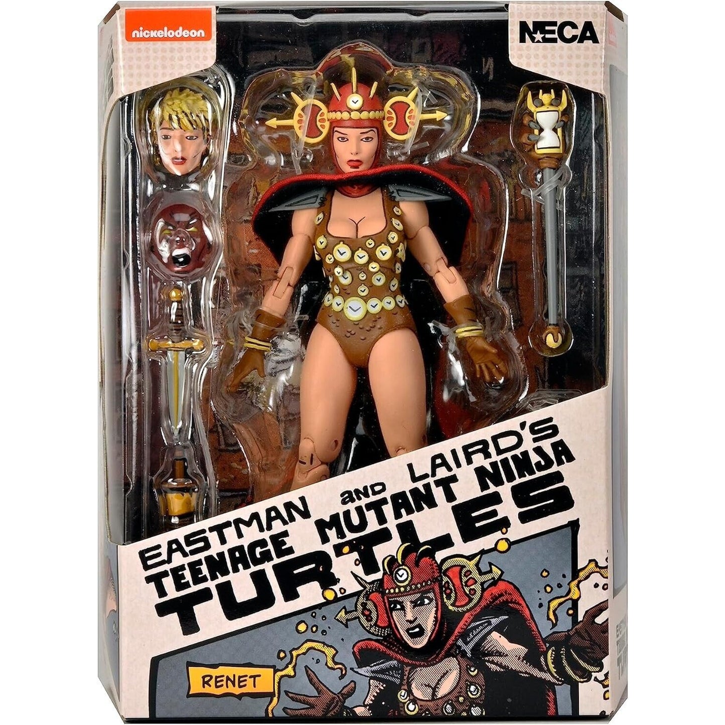 NECA - Teenage Mutant Ninja Turtles (Mirage Comics) Renet Action Figure Toys & Games:Action Figures Accessories:Action