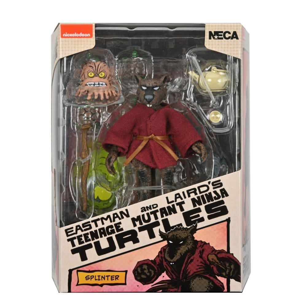 NECA - Teenage Mutant Ninja Turtles (Mirage Comics) - Splinter Figure IN STOCK - Toys & Games:Action Figures & Accessories:Action Figures