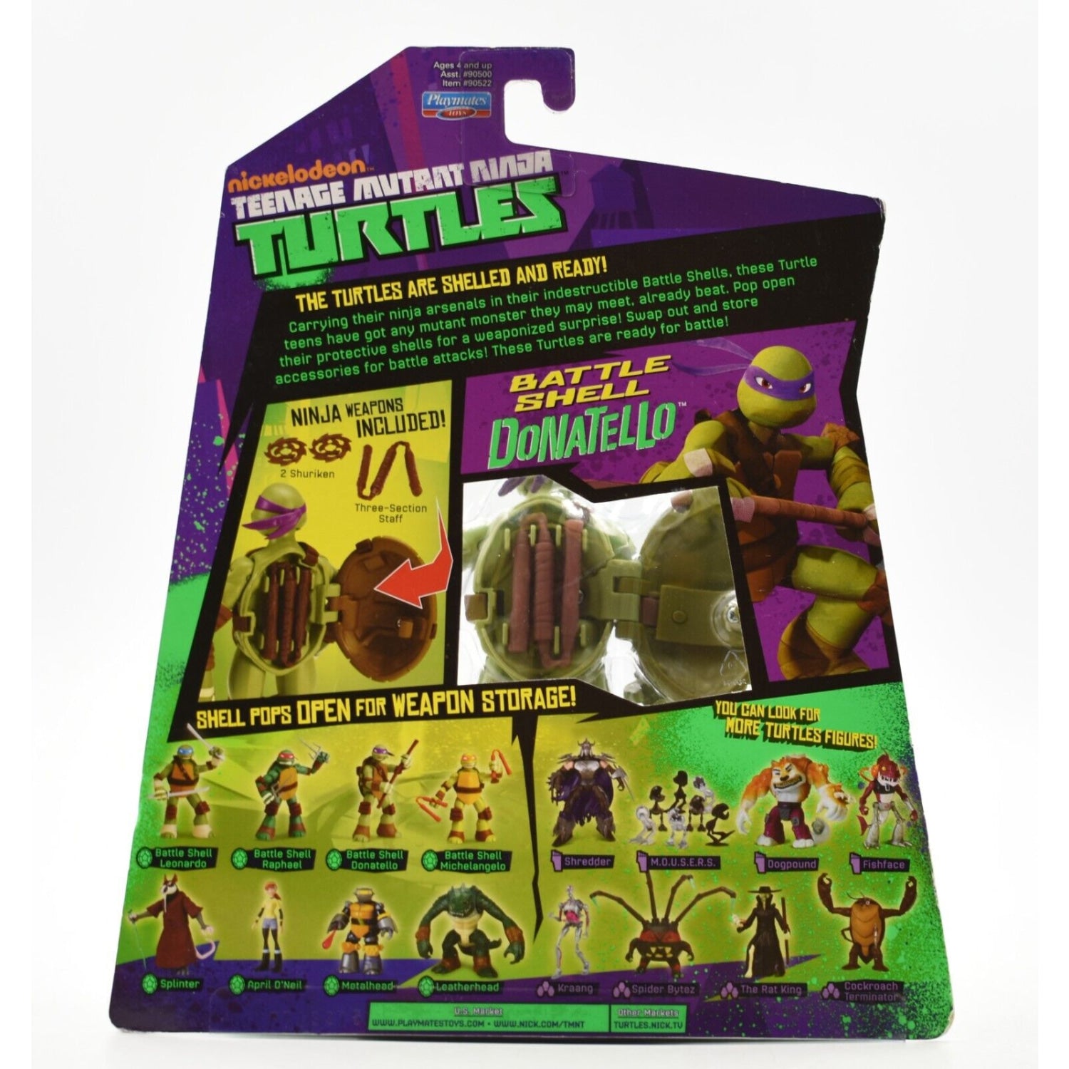 Nickelodeon Teenage Mutant Ninja Turtles - Battle Shell Donatello ...