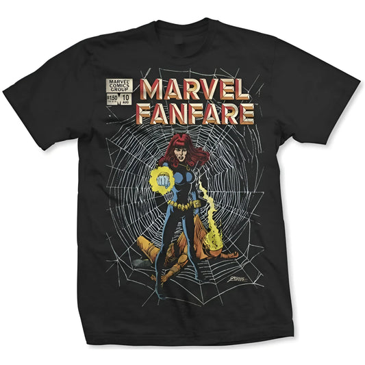 Official Marvel Comics - Marvel Fanfare Design Motif T-Shirt - XL - Clothes Shoes & Accessories:Mens Clothing:Shirts & Tops:T-Shirts