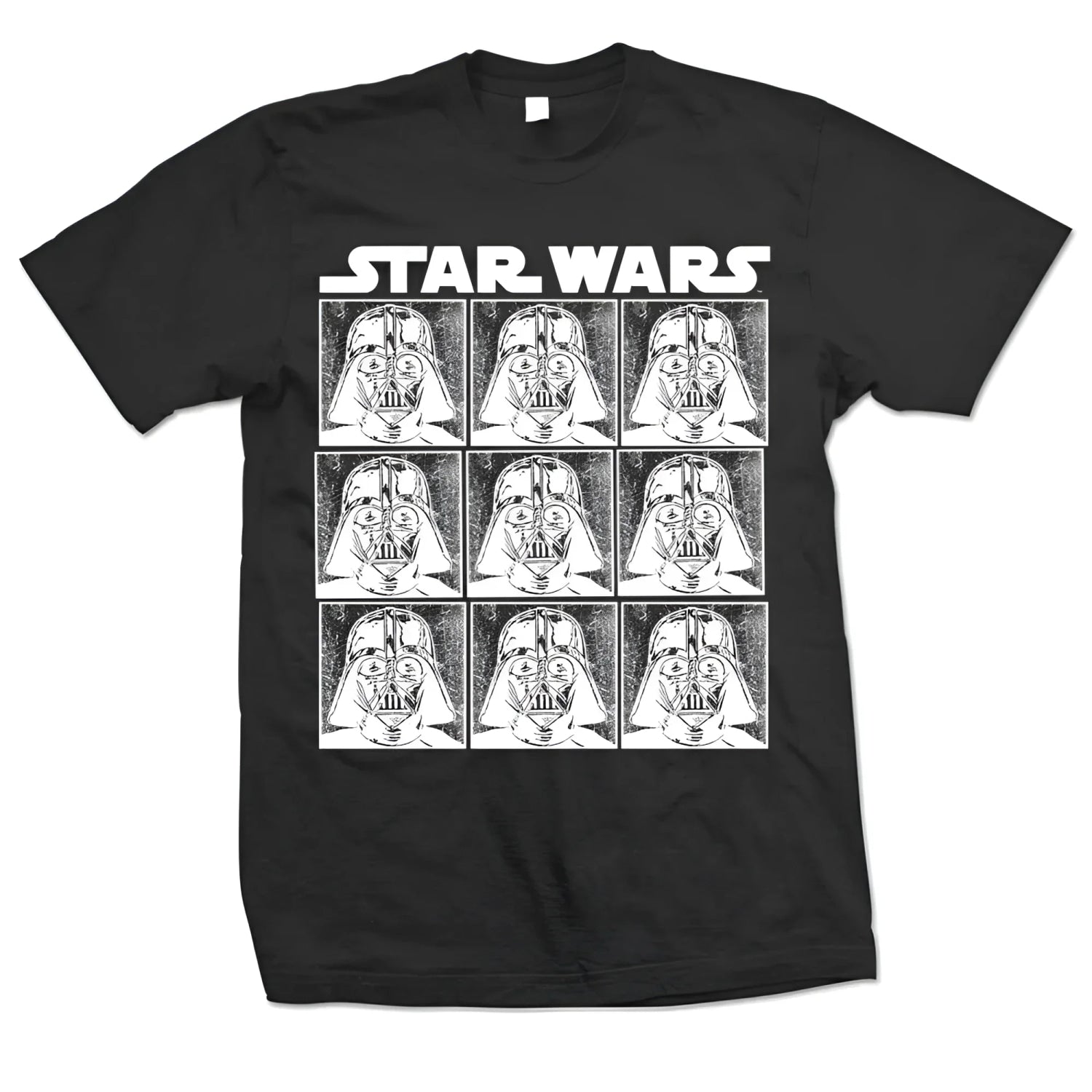 Official Star Wars - Darth Vader Repeat Design Motif T-Shirt - XL - Clothes Shoes & Accessories:Mens Clothing:Shirts & Tops:T-Shirts