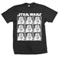 Official Star Wars - Darth Vader Repeat Design Motif T-Shirt - XL - Clothes Shoes & Accessories:Mens Clothing:Shirts & Tops:T-Shirts