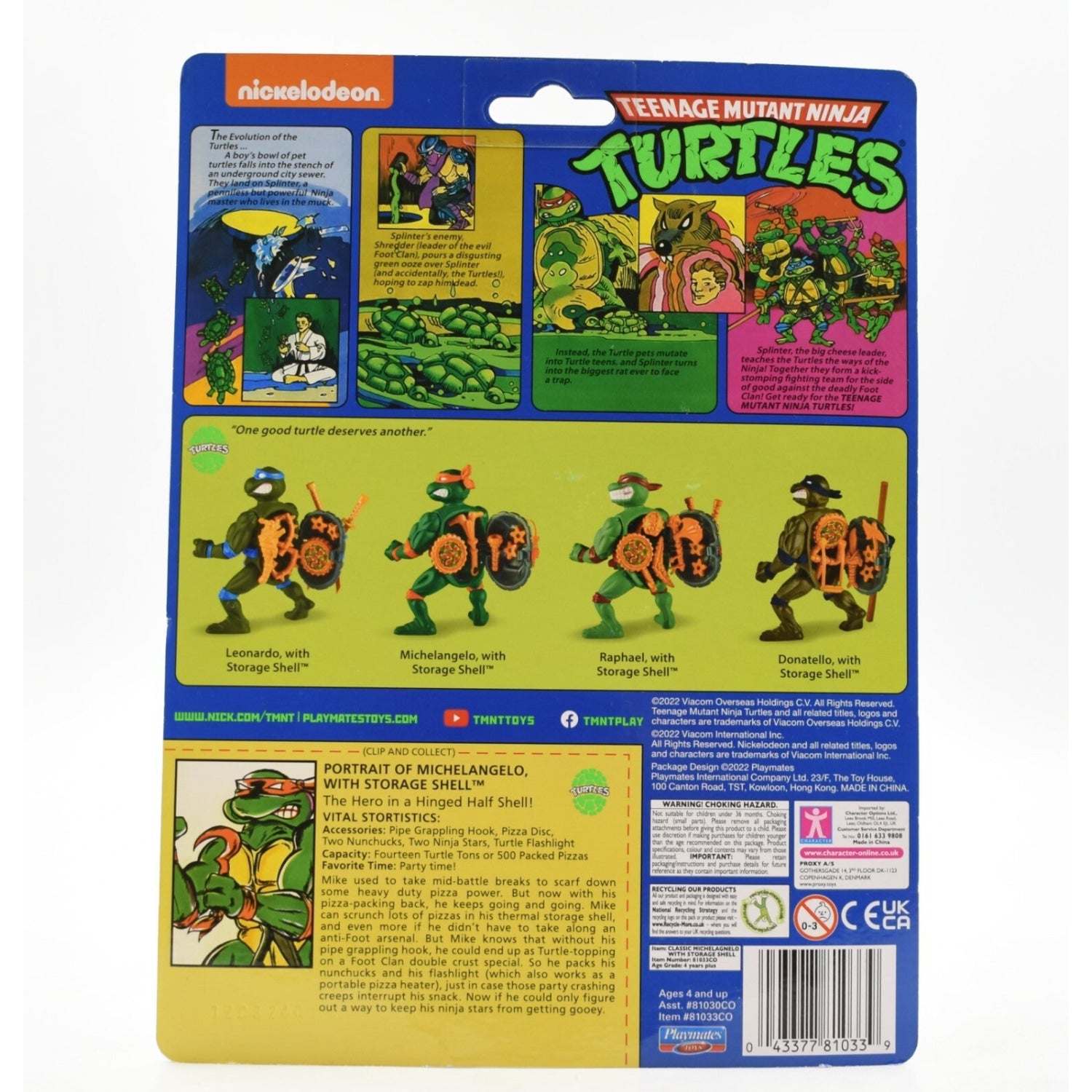 Teenage Mutant Ninja Turtles Reissue Wave - Storage Shell Michelangelo ...