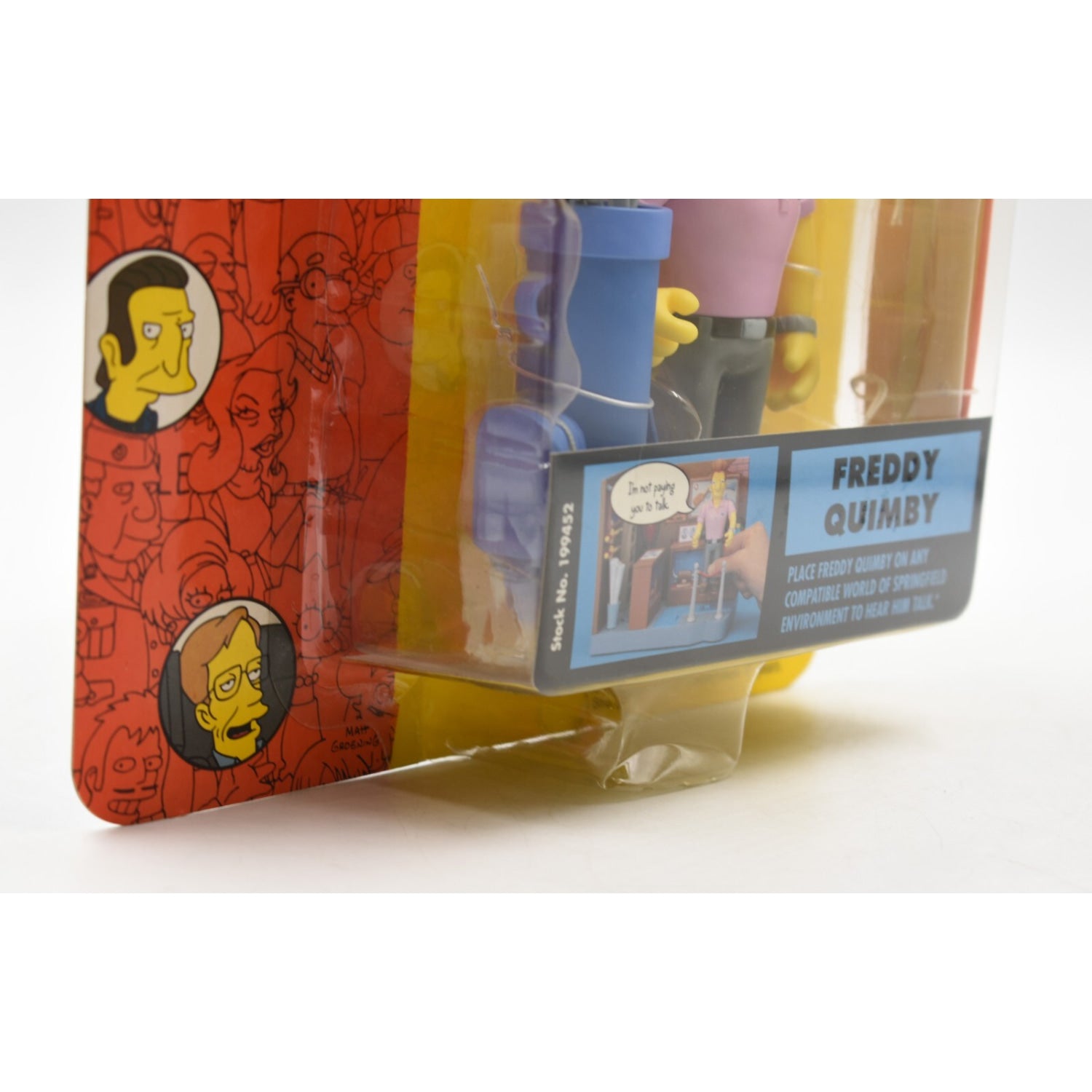 Springfield Freddus Playmates The Simpsons World of Springfield - Freddy Quimby Action Figure