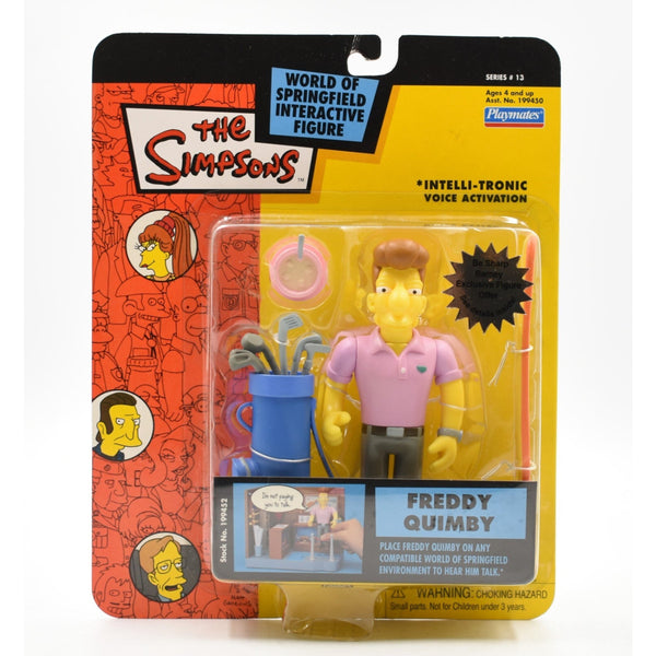 Springfield Freddus Playmates The Simpsons World of Springfield - Freddy Quimby Action Figure