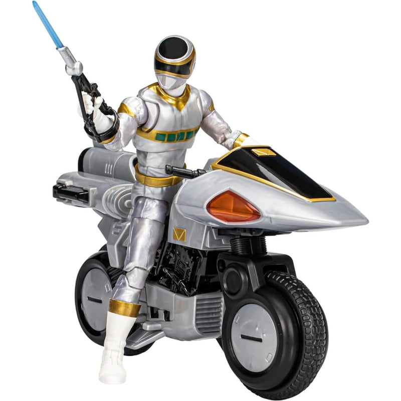 Power Rangers Lightning Collection - In Space Silver Ranger Action Figure & Bike - Toys & Games:Action Figures & Accessories:Action Figures