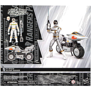Power Rangers Lightning Collection - In Space Silver Ranger Action Figure & Bike - Toys & Games:Action Figures & Accessories:Action Figures