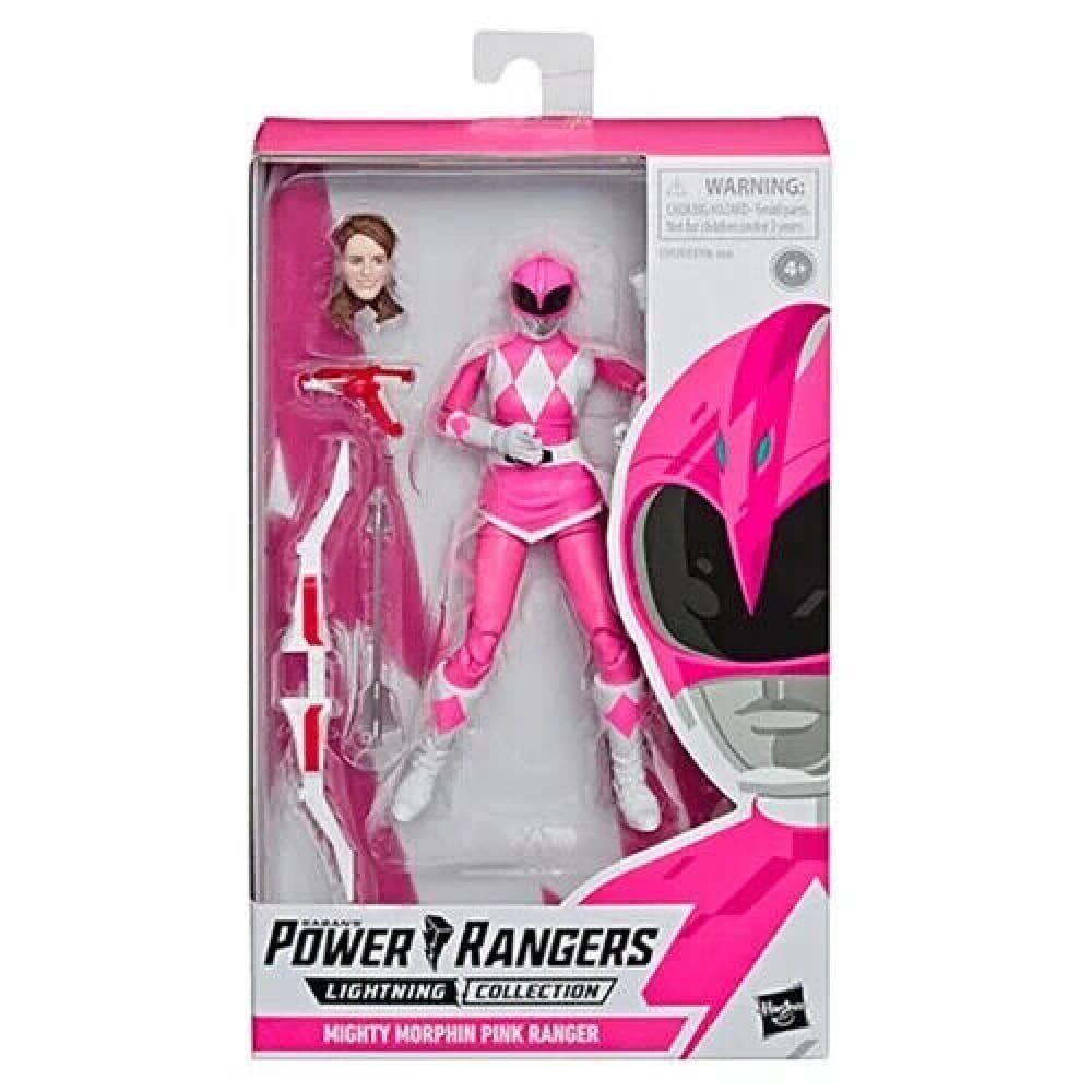 Power Rangers Lightning Collection - Mighty Morphin Pink Ranger 6 Action Figure - Toys & Games:Action Figures & Accessories:Action Figures