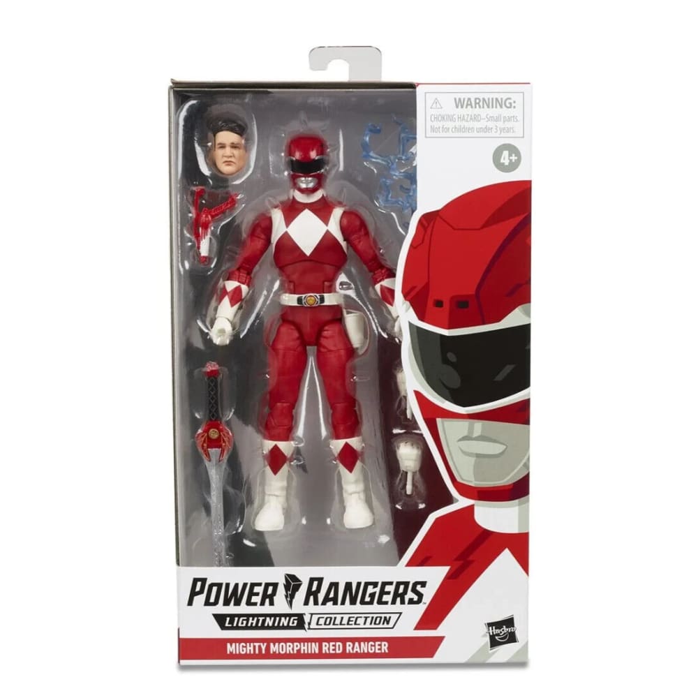 Power Rangers Lightning Collection - Mighty Morphin Red Ranger Action Figure - Toys & Games:Action Figures & Accessories:Action Figures