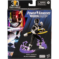 Power Rangers Lightning Collection Remastered Mighty Morphin Black Ranger Figure - Toys & Games:Action Figures Accessories:Action