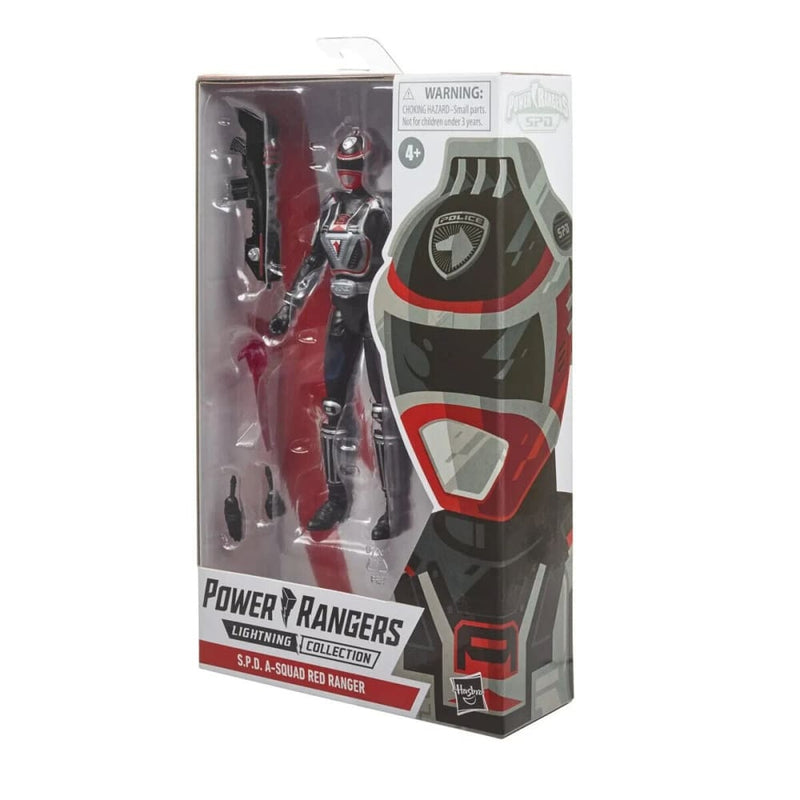 Power Rangers Lightning Collection - S.P.D. A-Squad Red Ranger 6 Action Figure - Toys & Games:Action Figures & Accessories:Action Figures