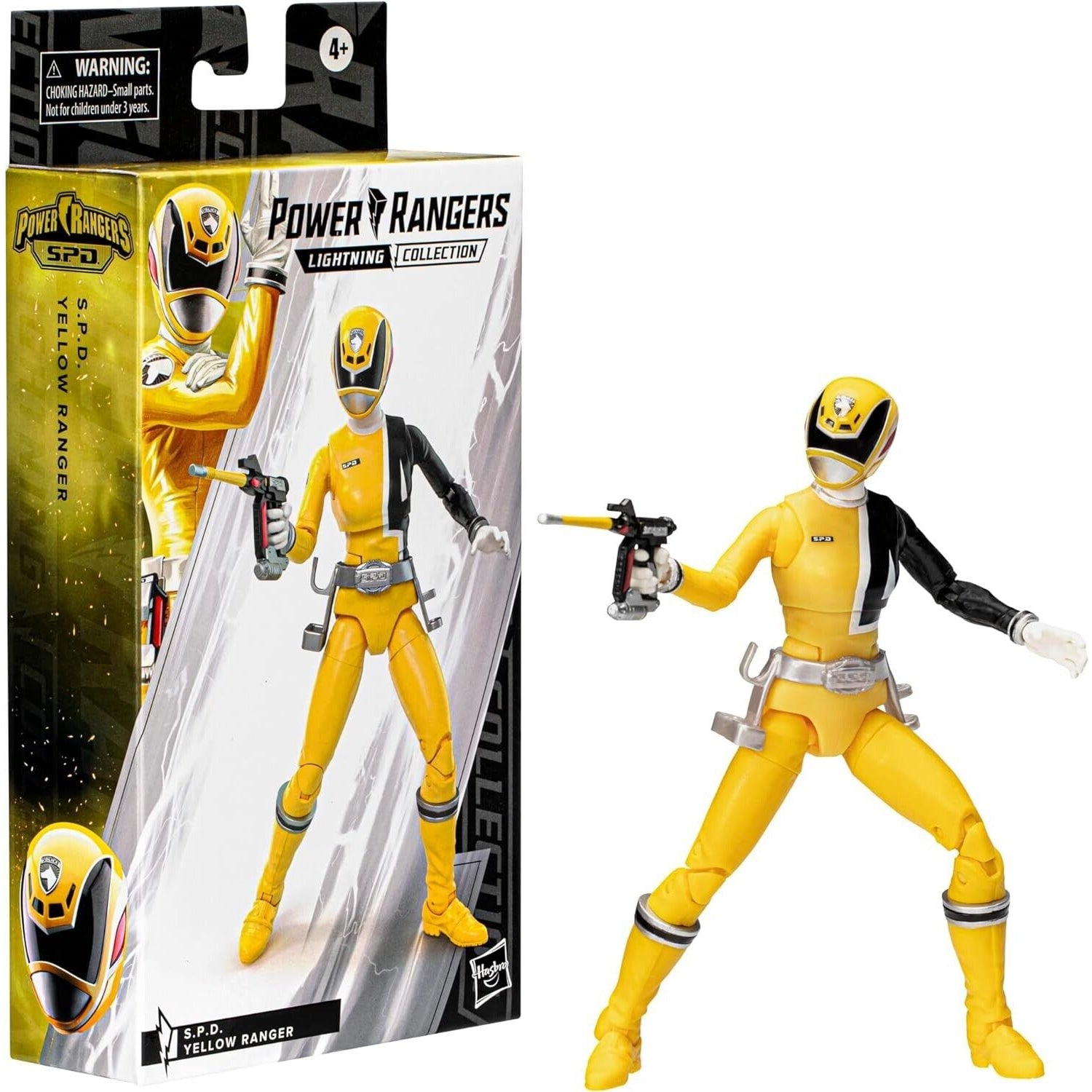 Power Rangers Lightning Collection - S.P.D. Yellow Ranger Action Figure - Toys & Games:Action Figures & Accessories:Action Figures
