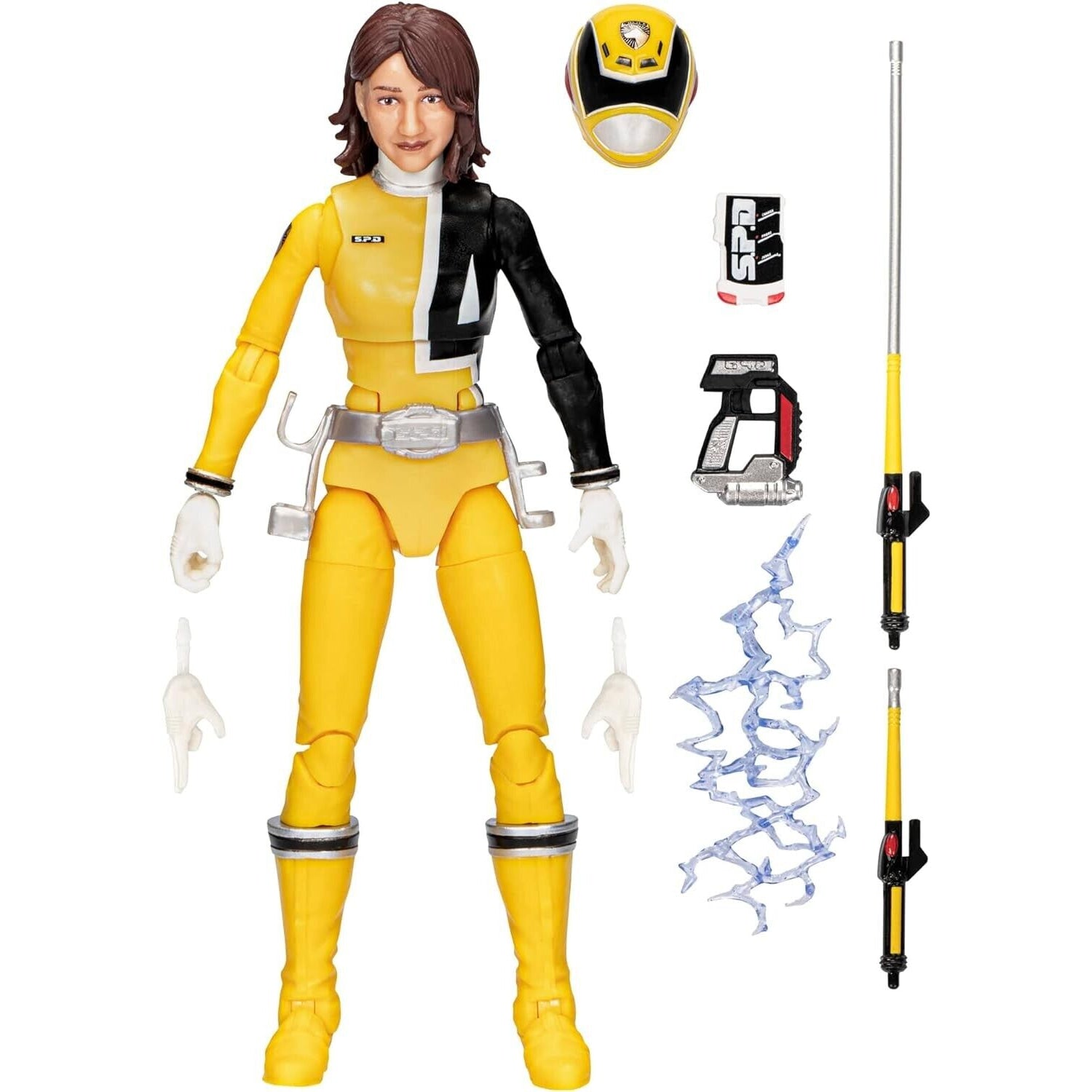 Power Rangers Lightning Collection - S.P.D. Yellow Ranger Action Figure - Toys & Games:Action Figures & Accessories:Action Figures